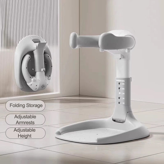 Składany fotelik do kąpieli dla niemowląt – kolor szary