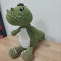 Dinozaur Szydełkowy Snopik – Ręcznie Robiona Maskotka 28 cm
