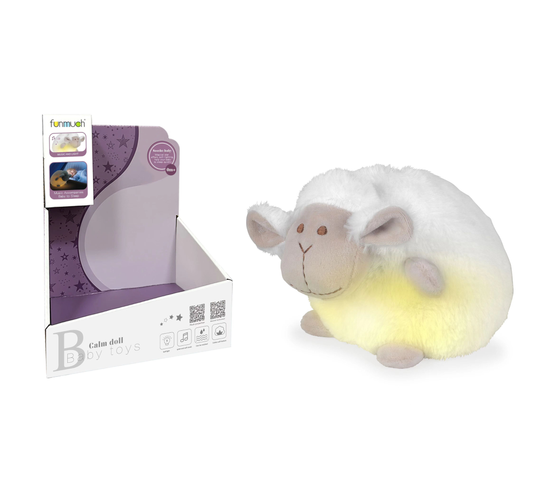 Owca Miękka Lampka Nocna z Dźwiękami